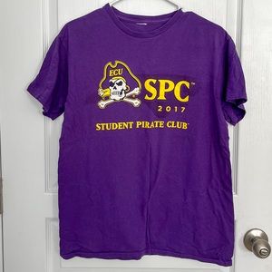 ECU East Carolina University Pirates Student Pirate Club 2017 T Shirt